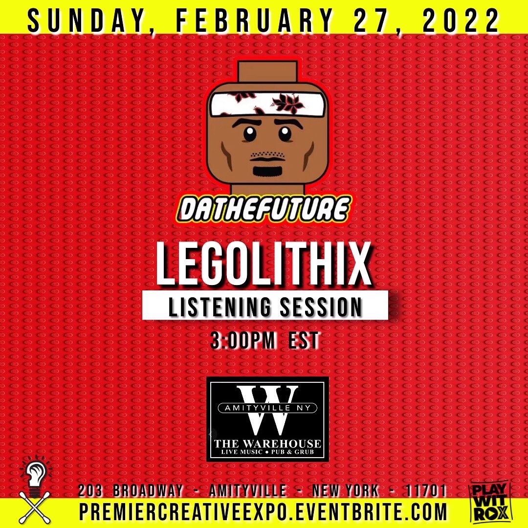 DATheFuture's tweet photo. Use the promo code “#legolithix” to get a discount on your ticket purchase
https://t.co/YNIT7REYc2 https://t.co/OCpORGSXqc