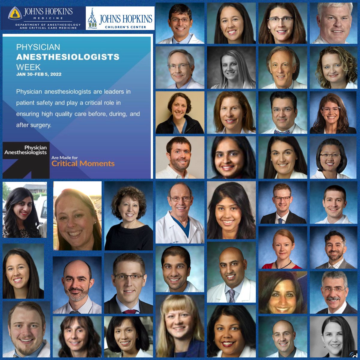 Calling all #pediatric #anesthesiologists! I am recruiting a talented colleague to join our incredible Division of #PedsAnes @HopkinsMedicine. Diverse practice focused on #anesthesia for #children across the 🏥 system, MANY career development opps! apply.interfolio.com/86688 or DM