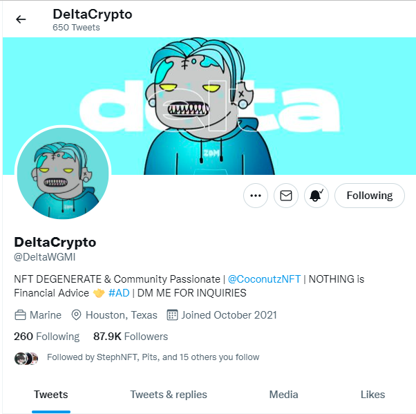 AdrNFT's tweet photo. @kendylstewart17 @DeltaWGMI yeahh https://t.co/n3n1n2Zlld