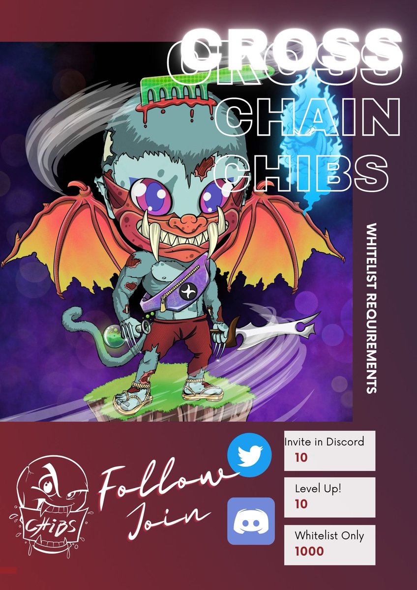 ChibsNft's tweet image. 🥰Launch Give away 🥳

Prizes:
💸10 Xrp to 5 winners
💸10 Ada to 5 winners

1⃣Follow us RT and comment "CrossChainChibs"
2⃣Tag all of your Friends
3⃣Join and Invite in our Discord 

Announcement once: 888 RT 

#XRPCommunity 
#CardanoADA 
#NFTCollection 
#NFT 
#CrossChainChibs