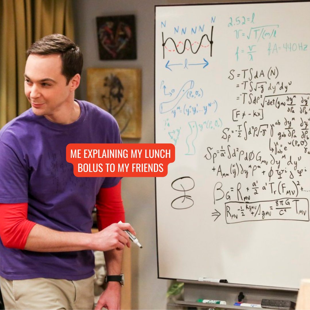 Yes, we're self-taught scientists &amp; mathematicians, thank u for asking 💁‍♀️ #diabetes #t1d #type1diabetes