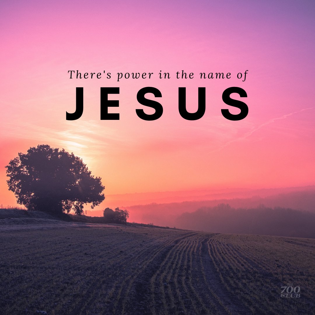 700club's tweet photo. Sickness and disease has to bow at the name of Jesus. https://t.co/RFgLR2ouPv