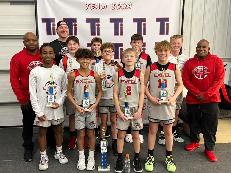 ExcelIowa's tweet image. 6th Grade Excel Red won their 2nd tournament of the weekend at Dominate the Paint in Hiawatha.  4th Grade Excel Red came home with a 2nd place finish as well.