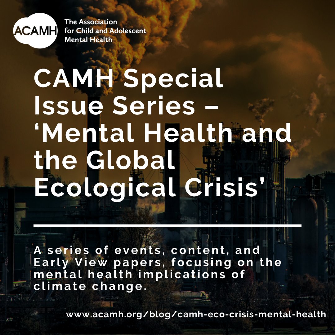 acamh's tweet photo. Our Special Issue of @TheCAMH ‘Mental Health and the Global Ecological Crisis’ is currently complete FREE to read. Visit https://t.co/OXD20xrYKx for links together with other resources.
pls share @origboraymond @Bexcouper @SheffJo400 @klimatfrida @a_v_linn @ClimateNa @johnrf66 https://t.co/TgEGRokxMo