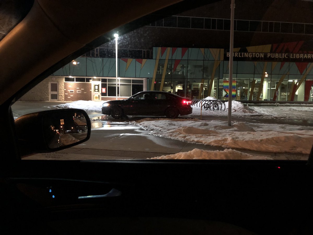 david_vaine's tweet photo. @cityburlington I guess when you think you can park anywhere you really do. This person thinks you can park on the side walk in front of Haber Recreation Centre https://t.co/I6o2EN80TF