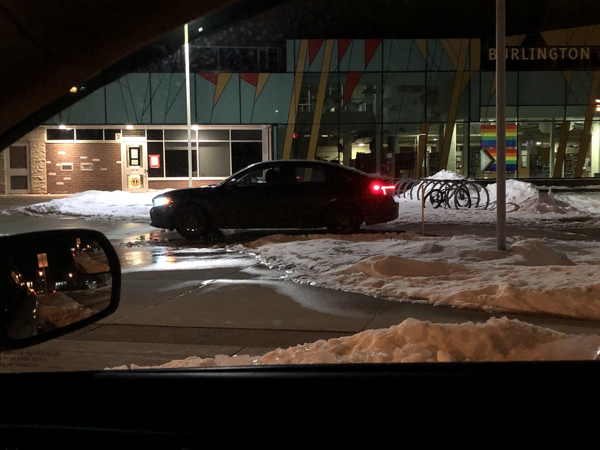 david_vaine's tweet photo. @cityburlington I guess when you think you can park anywhere you really do. This person thinks you can park on the side walk in front of Haber Recreation Centre https://t.co/I6o2EN80TF