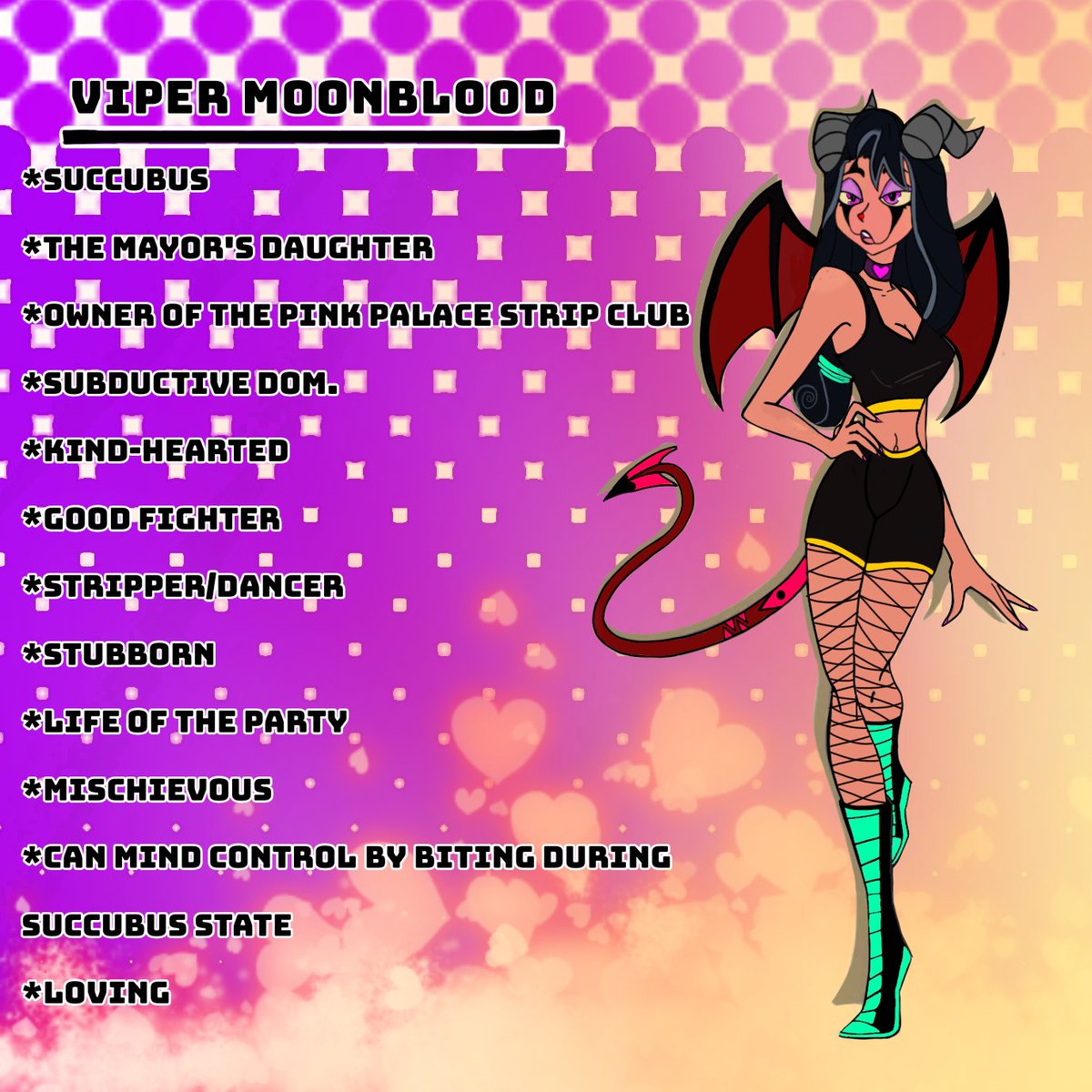 Fancy_Novaria's tweet photo. Characteristics for Viper are now available!
#HellishGore #HellishGoreViper https://t.co/6QPFovYqvX