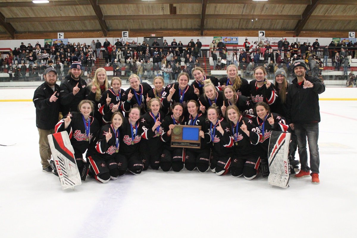 Stars play at 6:00pm Wednesday 

2022 State Quarter Finals at the “X”.  It’s back to back for the River Lakes Girls 

Stars take on Warroad for this one!   Let’s go Stars!