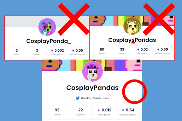 Cosplay_Pandas's tweet photo. ⚠️ニセモノ注意⚠️

以前からニセモノがいて、通報してたのですが、さらに増えてる💦💦なぜ消えてくれない…
しかも申し訳ないことに買われた人もいます。
これを見た方、お手数ですが通報にご協力ください🙇

ニセモノ↓↓↓↓↓
①https://t.co/tMyA9eTgSz
②https://t.co/VYSuhVTIgX https://t.co/SWAaBmQ5ON