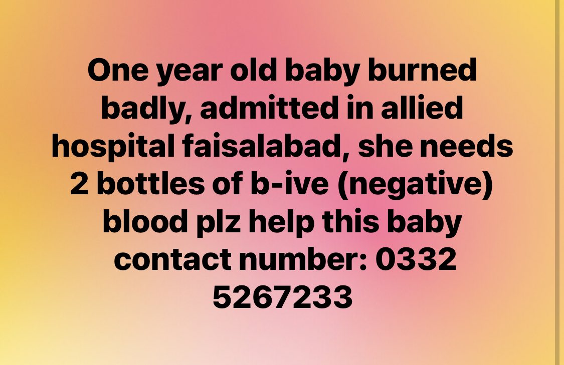 SaveALifePk's tweet photo. Please help, please retweet https://t.co/e3f2mVZgXr