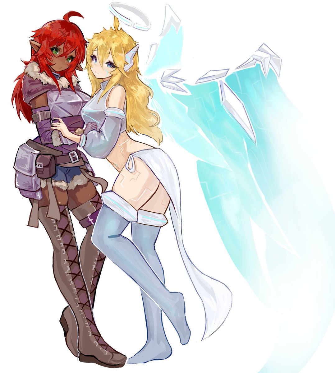 DivineAngelFate's tweet image. 🕊All welcome
🕊As detailed as you
🕊(Friendly writer)
🕊 bi sexual (No lean)
🕊Loves everyone animals and all.
🕊 Sub But can be Dom
🕊Can be futa if requested
🕊 Open DMs 
🕊 (Like and Rt please~)
🕊 (Art of Siri and her elven GF Mavis owned by @funstuffuwu )