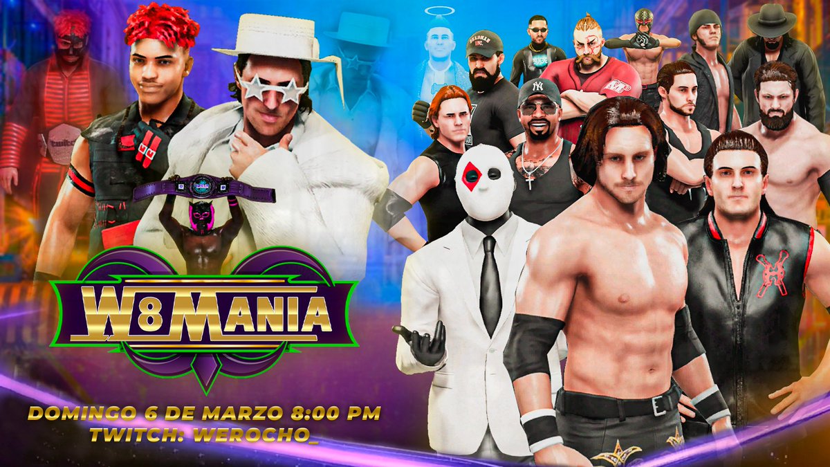 W8Live_'s tweet photo. EL FINAL ESTA CERCA. W8MANIA.

Domingo 6 de Marzo, 8:00 PM.

#W8Live
https://t.co/bfP00bmIzq https://t.co/pmX7mBhRvk