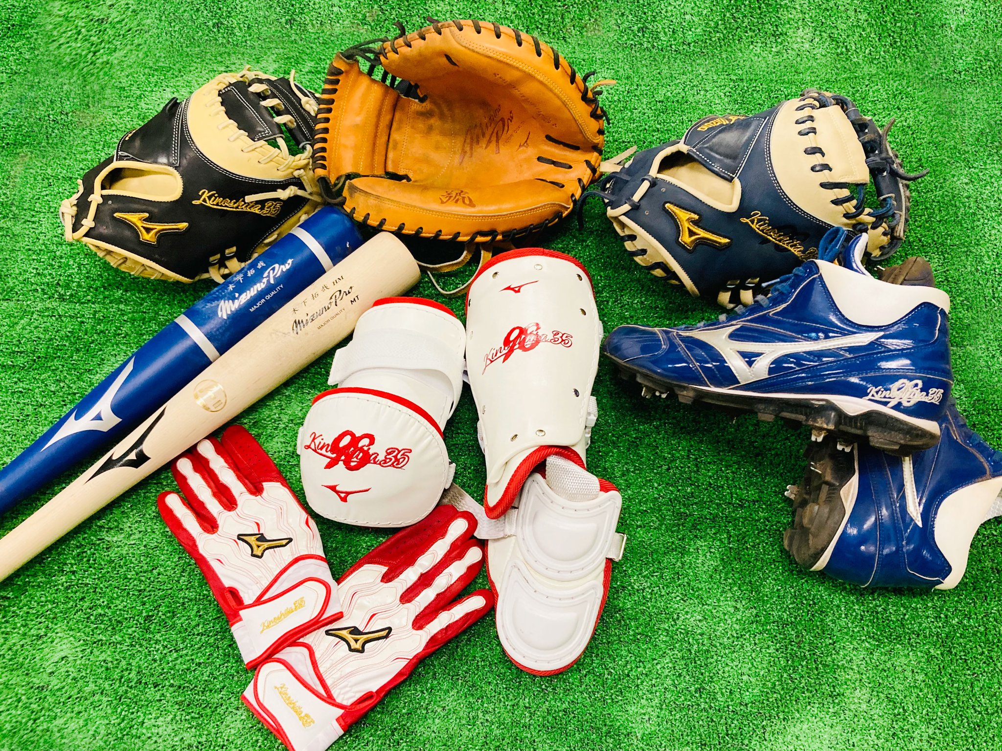 中日ドラゴンズ木下拓哉選手のバットですミズノプロ本日限定価格 中日