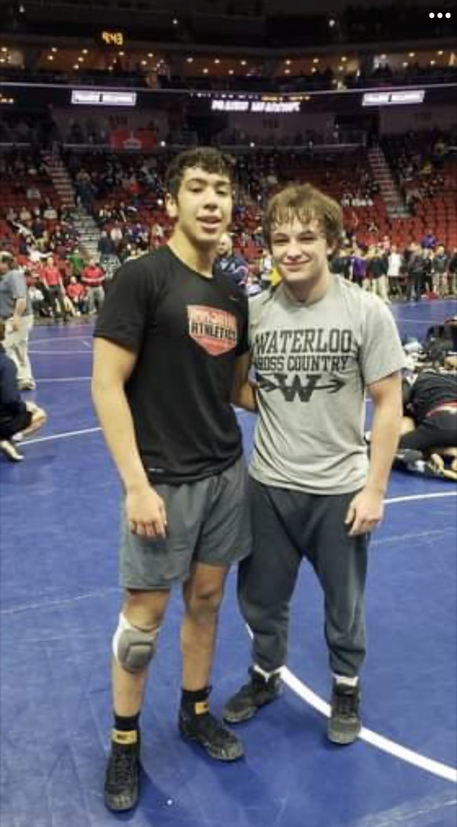 timmoses68's tweet photo. Trojan Nation: Congratulations to Eli Sallis 170 lbs. 8th place finish at the IHSAA 2022 State Wrestling Meet…🧡🖤 https://t.co/1eCeeNJoAq