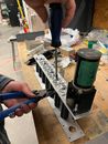 49erMiners's tweet photo. We are BACK in action! 

Here is a sneak peak of one of the MANY changes to this years rover! 

#ncspacegrant #nasarmc #lunabotics #49erminers https://t.co/4WraFzwmM1