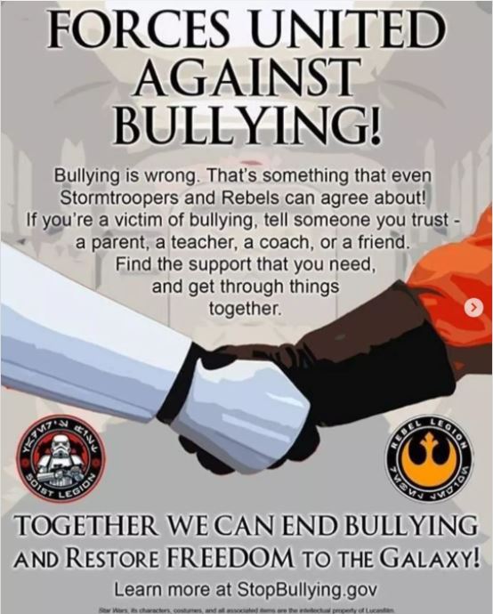 Sharing this from #RebelLegion Chile (instagram.com/rebellegionchi…): Unamonos contra el bullying! Molestar a alguien, insultar a alguien no te hace mejor. Te destruye el alma.
NO AL BULLYING
#stopbullyingnow #noalbullying #wearetheheroes #somoslosheroes #rebellegionchileanoutpost