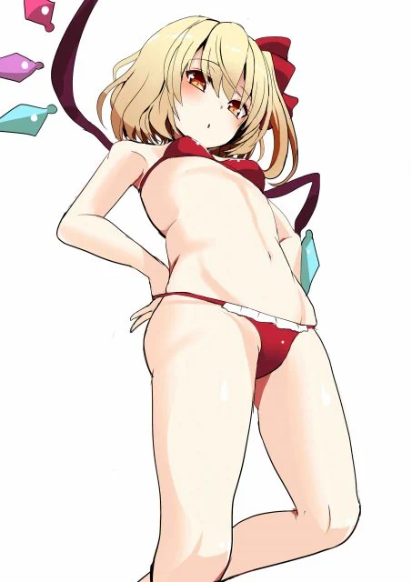 #くそ寒いので水着絵を貼る 水着フランちゃん詰め合わせ 