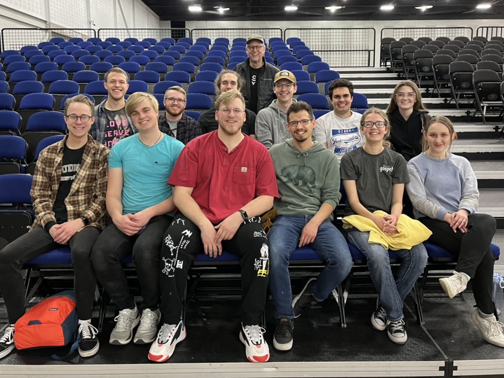 Ozark1942's tweet photo. This weekend, OCC’s Kevin Greer and several student ministry majors traveled to Tulsa, Oklahoma, to help with 1,700 preteens at CIY Superstart. We’re proud of all our Ambassadors! https://t.co/esiBC7aoRe