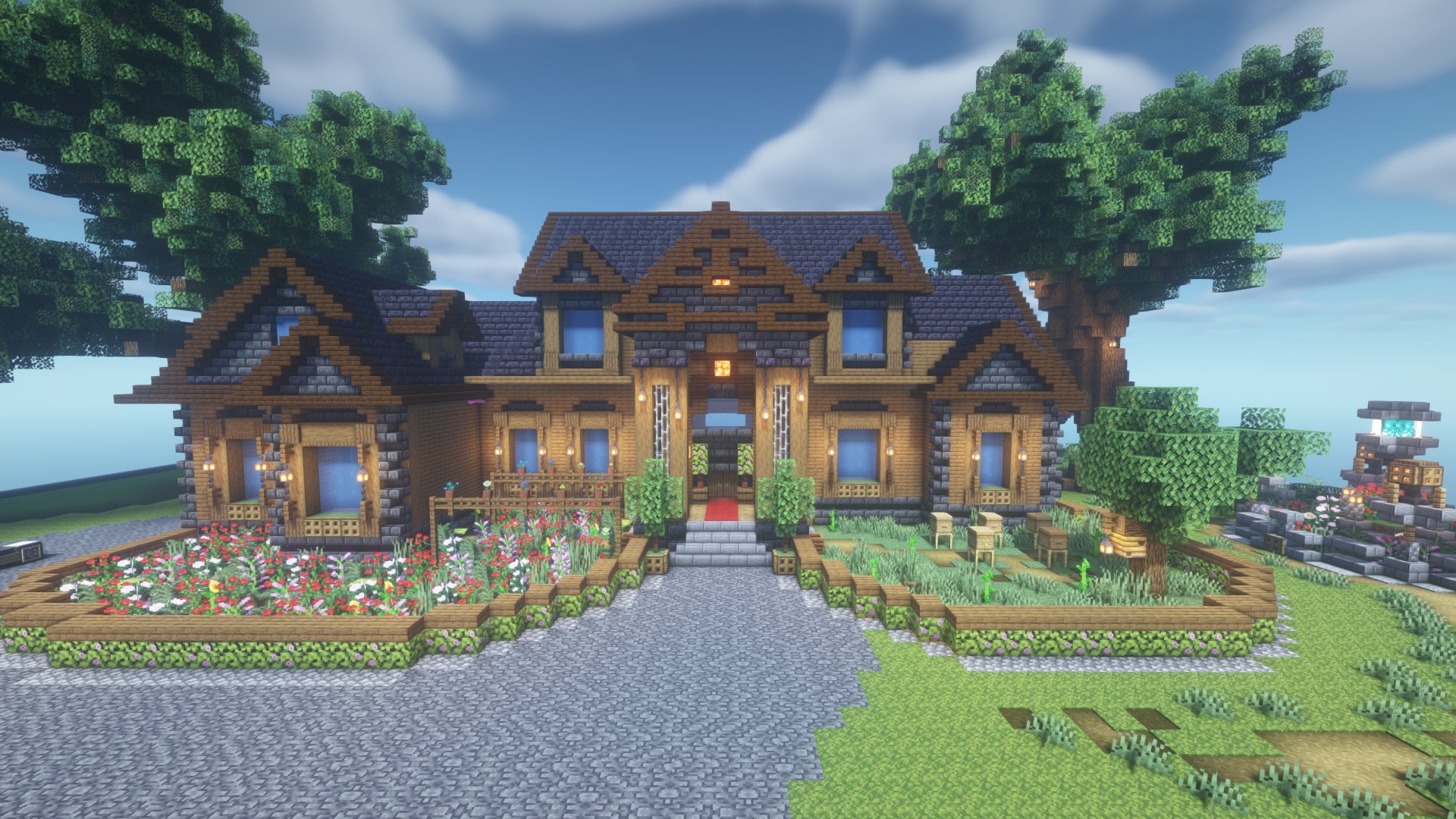 Wooden house Minecraft Map