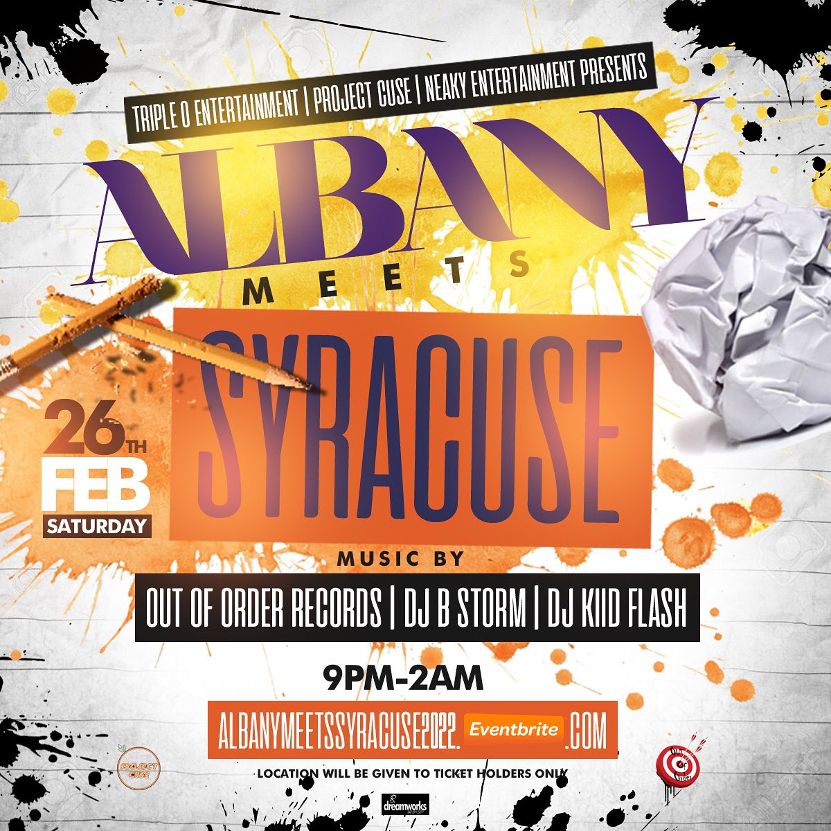 Triple_O_Ent's tweet photo. With Over 3️⃣0️⃣0️⃣➕ Attendees Already Locked In 🔒 Albany 🐶 Meets Syracuse 🍊 Is Set To Be A Real Life Movie 🎥🔥🥳 All Early Bird Tickets Are Sold Out 🤧 Grab Your $10 Tickets Now 🎫 At: https://t.co/Hr5NU7ls57 🚀
#TripleOEntertainment 🎯 https://t.co/rJcm993xHy