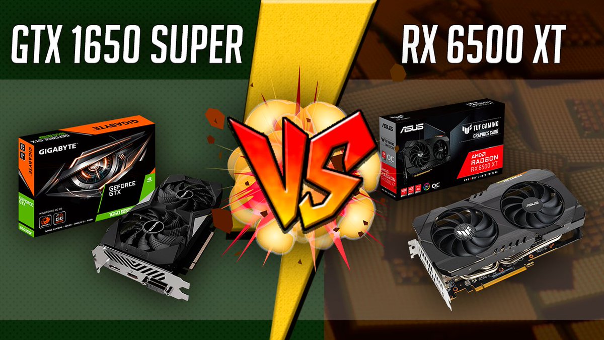 ChozzaGames's tweet image. #RX6500XT #GTX1650SUPER #NvidiavsAMD
RX 6500 XT vs GTX 1650 SUPER youtube.com/watch?v=tXBplF…