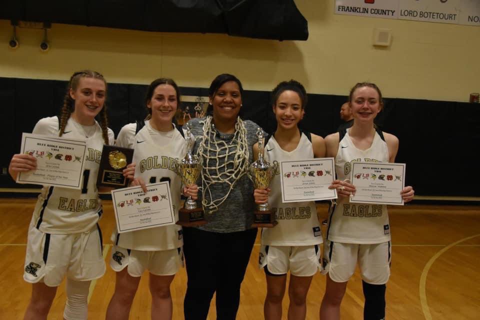 Along with winning the regular season &amp; the district tourney,these ladies got some recognition from the Blue Ridge District. 
Player Of The Year: <a href="/jenilevine4/">Jeni Levine</a> 
First Team All-District: <a href="/LevineCali/">Cali Levine</a> 
Second Team All-District: <a href="/JaydaJonez2/">Jayda Jones</a> <a href="/maddiehamren/">Maddie Hamren</a>  Now time to keep grinding !
