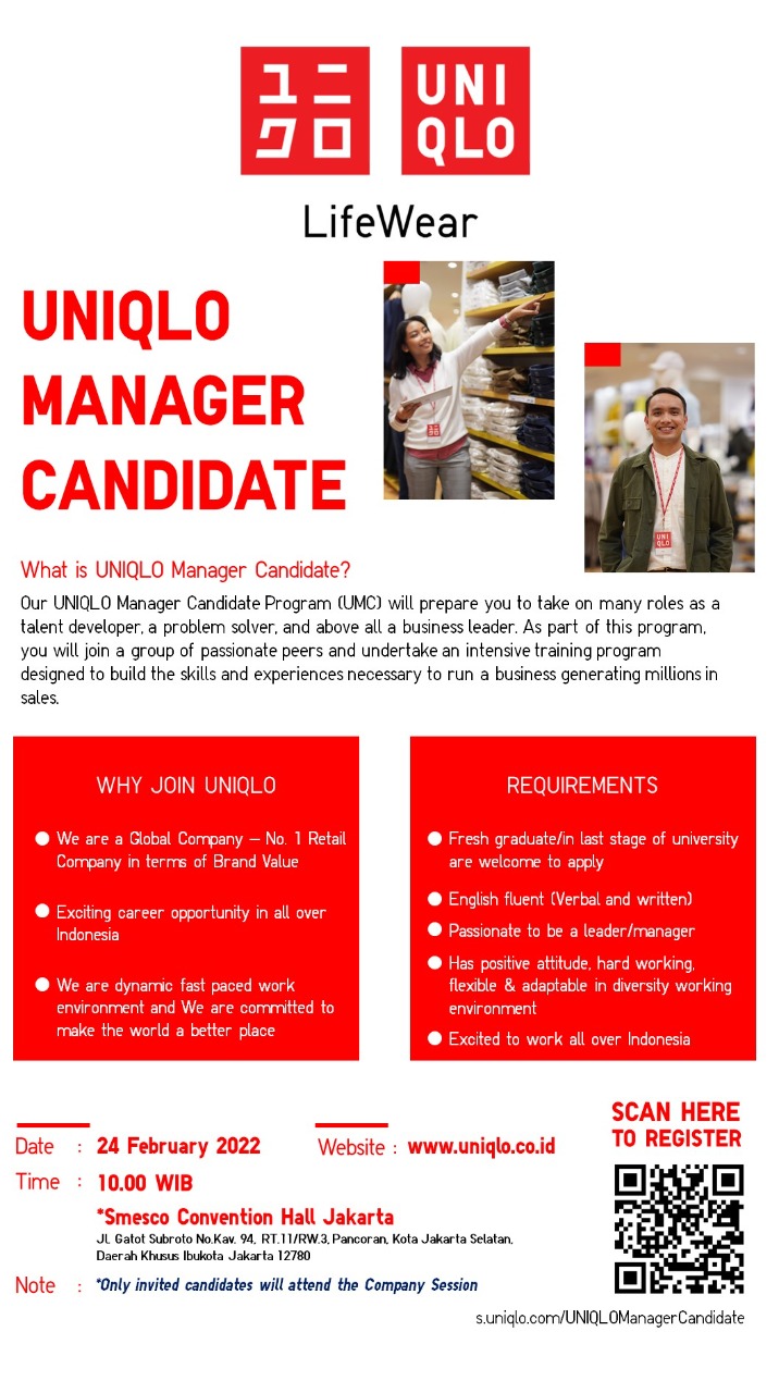 UNIQLO Vietnam Store Staff  FAST RETAILING CAREER OPPORTUNITIES