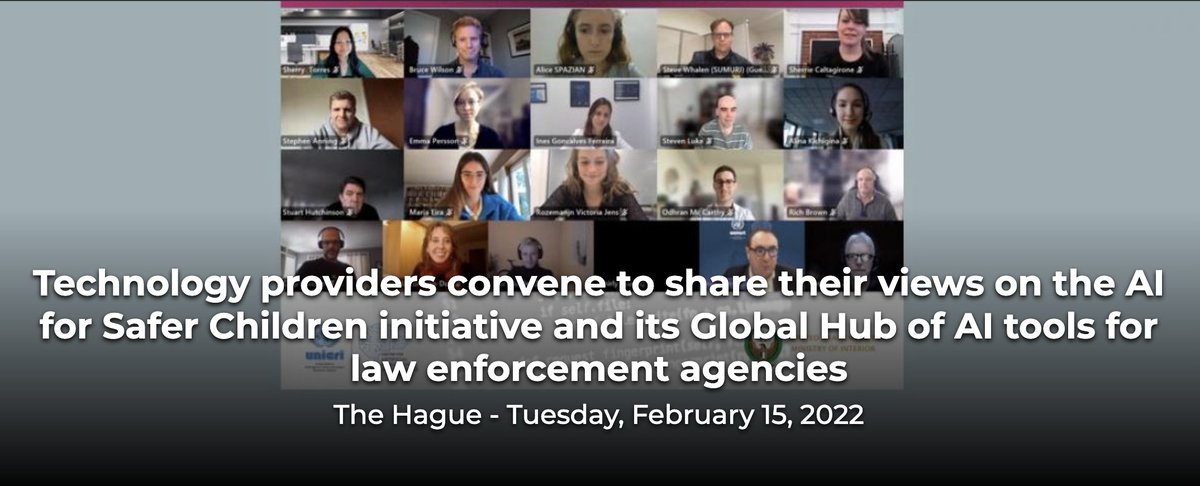 Together with <a href="/uaemoi/">وزارة الداخلية</a>, <a href="/UNICRI/">UNICRI</a> AI Centre convened a meeting with tech providers for <a href="/AISaferChildren/">AI for Safer Children</a> initiative. Over 40 representatives of technology companies pledged to support our efforts to build the AI capacity of law enforcement to combat child online sexual abuse.