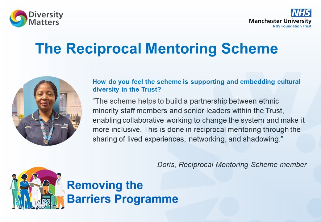 MFT_EDI's tweet photo. Take a look at the Reciprocal Mentoring Scheme Vlog via the link below
🤩👇🤩👏🤩👇🤩
https://t.co/2gBfggFz7T

@MFT_NHS @MFT_SMH @MFT_CSS @MFT_CSSAHPS @MFT_MRI @RMCHosp @MLCO_AHPs @mcrlco @ManchetserREH @NorthMcrGH_NHS @TraffordHosp @WythenshaweHosp @MFTODT @MDentalHospital https://t.co/oQNSf1TUvD