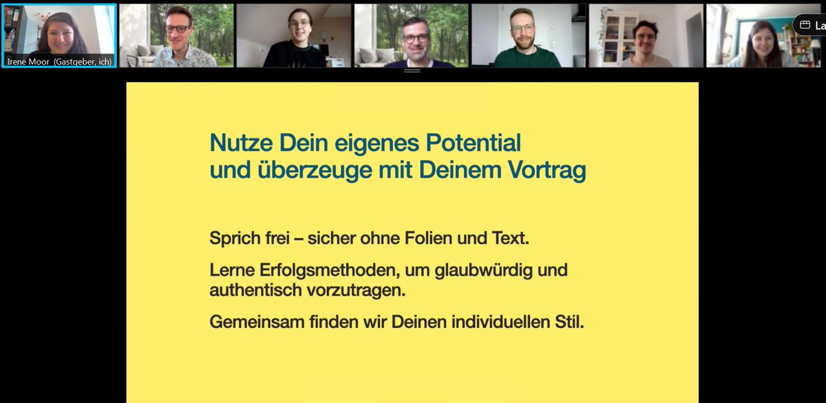 Wissenschaft ist aufregend, erkenntnisreich und spannend! Doch auch das interessanteste Thema kann schlecht präsentiert sein.

Wir danken @AeneasRooch für Tipps und Ermutigungen, sicherer und kreativer zu präsentieren sowie für die Hilfe auf dem Weg zum eigenen Präsentationsstil!