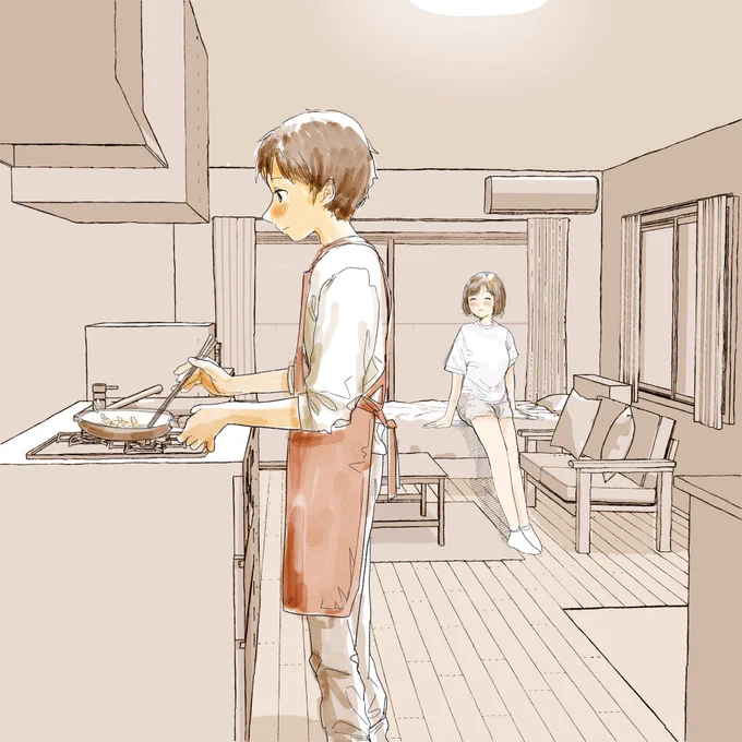日が空いてしまったけど、元気にしています。また近いうちなにか描けたら上げますよ!
画像はブラシの試しに描いたもの。 