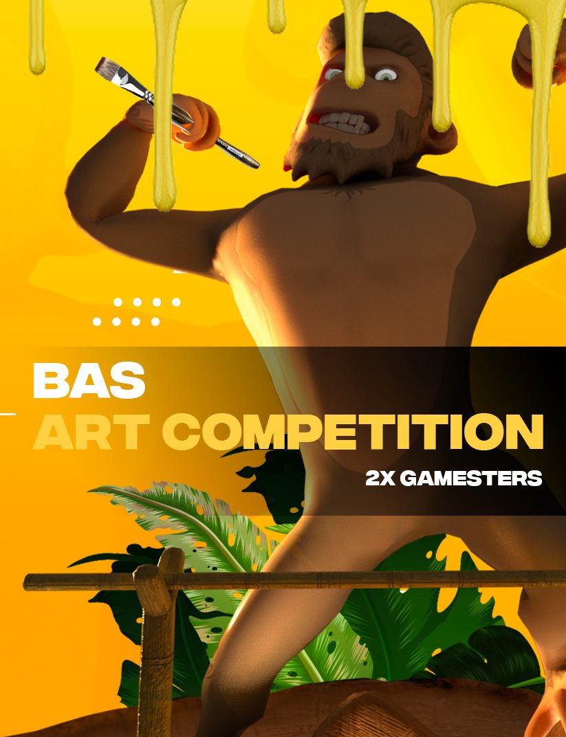 ArcasGames's tweet image. BAS COMP 🎁

1 Gamester for an ape that:

Like's 🍌
Retweet's🍌
Tags 3 Friends 🍌
And VOTE'S!

We will also be hosting an Art comp over the next 5 Days In our Telegram to win...
Another Gamester!

On the final day, vote on our poll to be an eligible entry for the 1st #NFT!