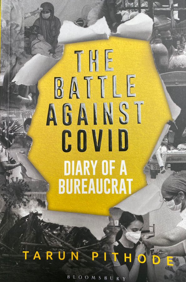 IASassociation's tweet photo. Insightful account of the response of district officials to the #pandemic. The then DM Bhopal @TarunPithode, #IAS chronicles it all in what can be a handbook for future administrators. From #Covid containment to vaccination campaign.
 #CovidWarriors 
 #IndiaFightsCorona https://t.co/wppfCnCYZY