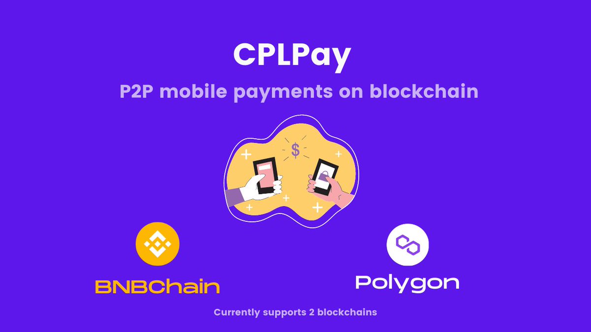 All payments on CPL app are processed by CPLPay. 
💡Do you know you save 20% when you pay in MATIC!

Try it now and win 2 BNB in rewards!

#CPLPay #PlayToEarn #BNB #MATIC