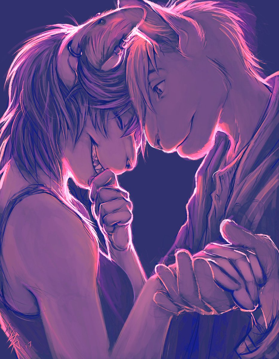 ozoozou's tweet photo. Lillith and Ray, from a drawing I did back in 2017 https://t.co/r8AlImbkxr