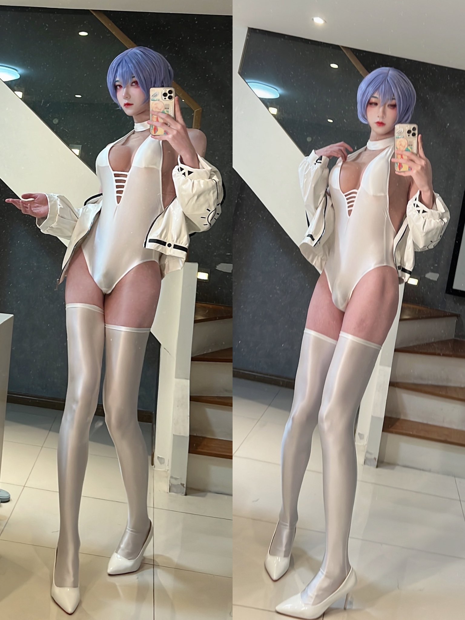 綾波レイ☆コスプレ衣装☆新世紀エヴァンゲリオン EVA綾波レイ ASS