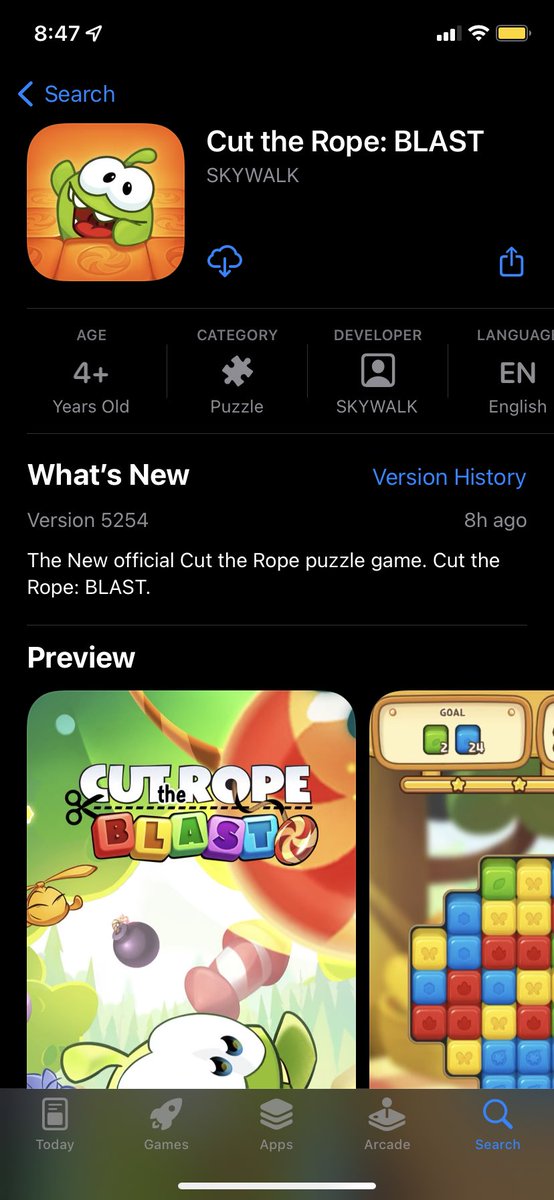 Cut the Rope: BLAST on the App Store