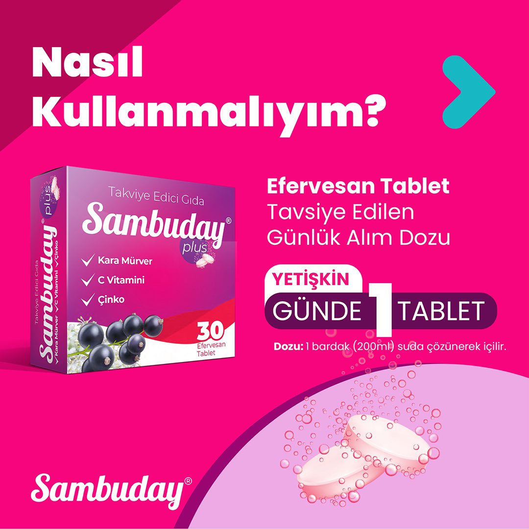 sambuday's tweet photo. Sambuday Plus efervesan tablet ve çiğneme tabletini nasıl kullanmanız gerektiğini sizler için derledik. 🤗
 
#sambuday #sambudayplus #karamürver #cvitamini #çinko https://t.co/JHuDShApiz