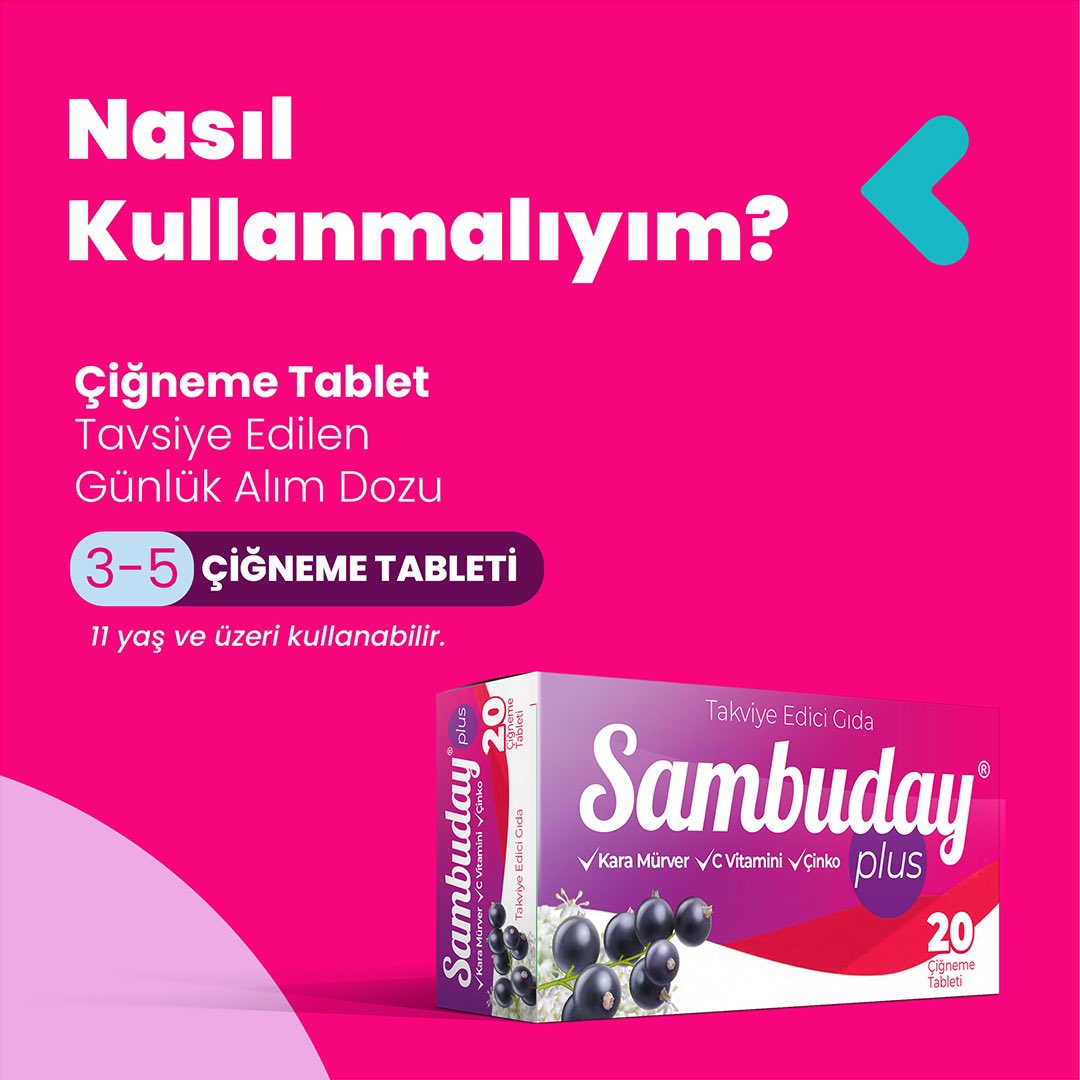 sambuday's tweet photo. Sambuday Plus efervesan tablet ve çiğneme tabletini nasıl kullanmanız gerektiğini sizler için derledik. 🤗
 
#sambuday #sambudayplus #karamürver #cvitamini #çinko https://t.co/JHuDShApiz