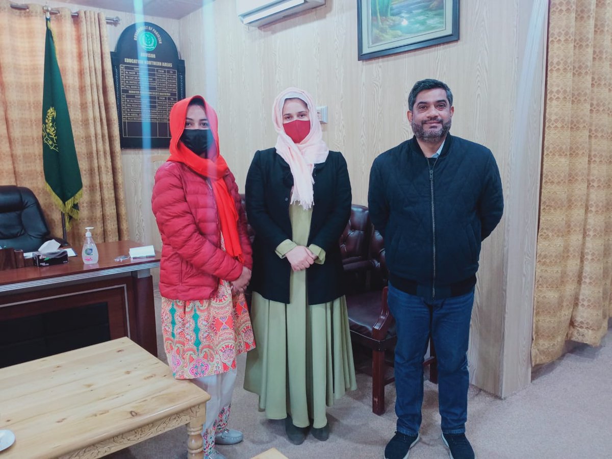 itacecorg's tweet image. Mr. Waqas @Bajwa0 of ITA held a meeting with Ms. Suraiya Zaman, Parliamentary Secretary for Education @GovtofGB, to discuss about the upcoming #PLFGilgit, digital safety sessions and #ASER2021 launch.