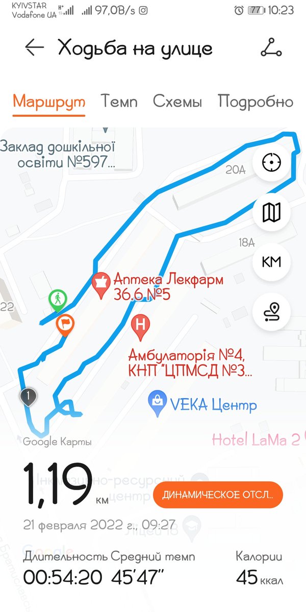 oturlyuno's tweet photo. Вчера за час, сегодня 54 минуты. Переживал что буду идти дольше. Шаг был четче и казалось иду медленнее. Вышел чуть позже - Таня с Темой походу в магазин зашли. Саша спала все это время. Погодка хорошая, теплая. Ветерок есть, но такой, не холодный. https://t.co/A45TXNiyHN