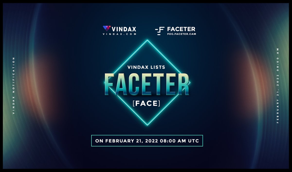 VinDAX will open trading for FACETER 
<a href="/FaceterOfficial/">Faceter Fog</a>
FACE/BTC, FACE/ETH, FACE/USDT trading pairs on 2022/02/21 08:00 AM UTC.

Full news at: vindax.com/announcement/v…