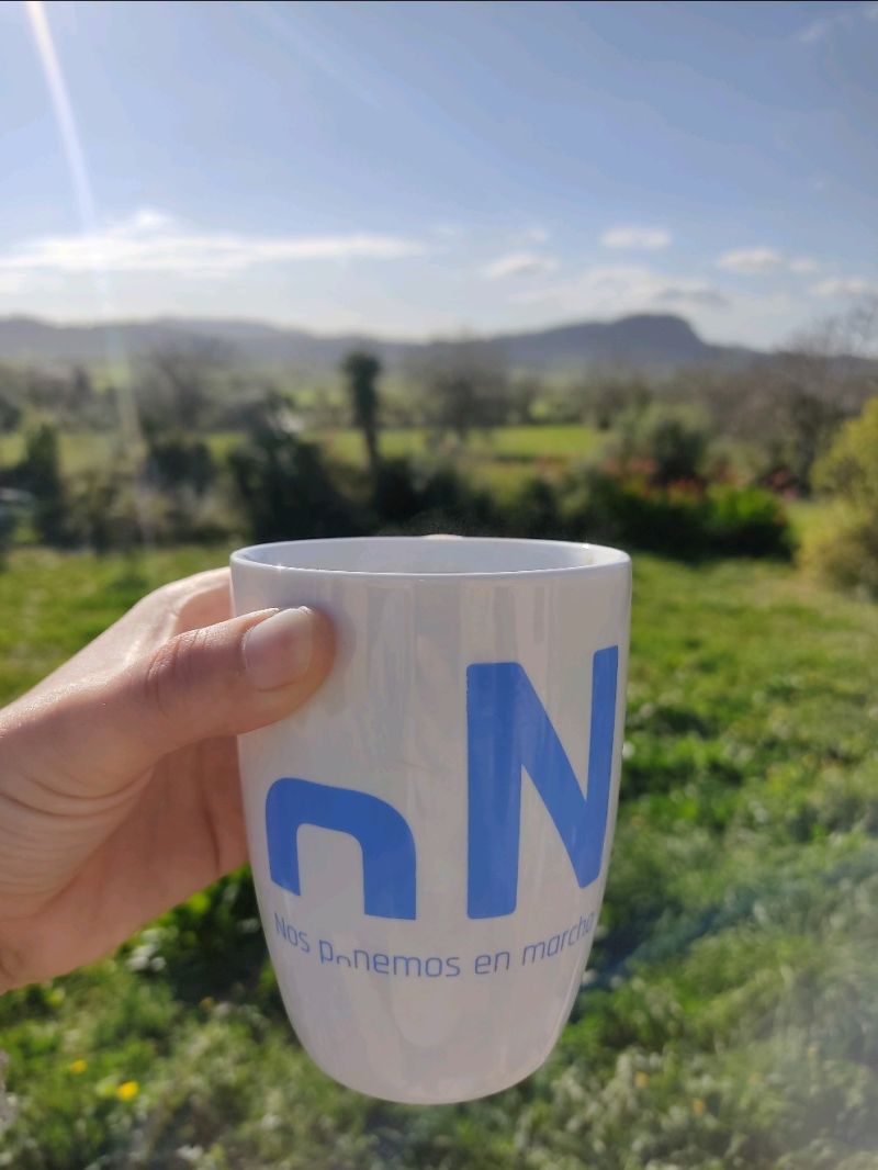 Ponemos en marcha la semana! 
Los lunes de #teletrabajo se hacen más amenos entre cafés, videoconferencias y el Sol de #Mallorca.  Buen comienzo de semana para todos! 💫

#hotel #trabajo #distribución
