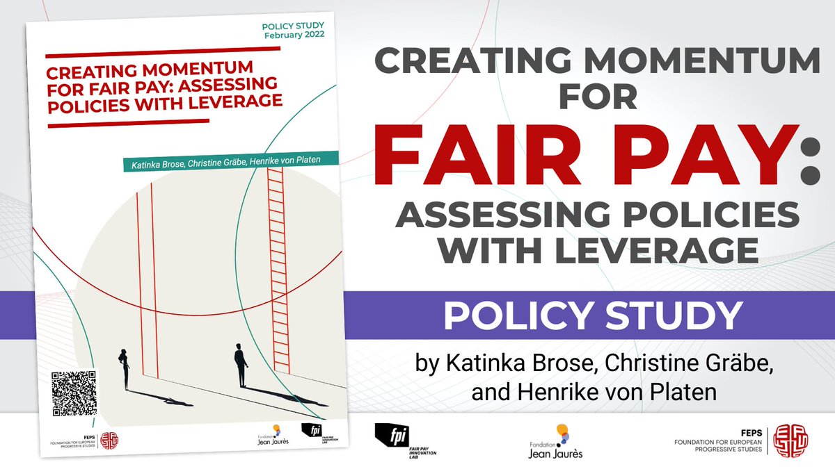 FEPS (@feps_europe) on Twitter photo ++ New policy study on #FairPay now ONLINE ++
👉bit.ly/3oWbiHR👈
📙The day after #EqualPayDay, we are sharing a new study by K. Brose, C. Gräbe & <a href="/henrikeVplaten/">Henrike von Platen</a> discussing the leveraging effects of the different policy instruments to ensure Fair Pay in Europe & beyond! ++ New policy study on #FairPay now ONLINE ++
👉bit.ly/3oWbiHR👈
📙The day after #EqualPayDay, we are sharing a new study by K. Brose, C. Gräbe & <a href="/henrikeVplaten/">Henrike von Platen</a> discussing the leveraging effects of the different policy instruments to ensure Fair Pay in Europe & beyond!