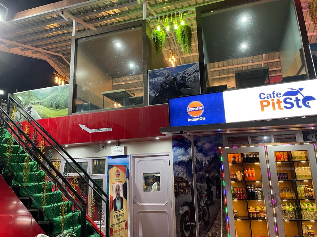 While travelling in the hills of #HimachalPradesh to enjoy beautiful mountains &amp; lavish greenery on your bikes, explore our recently opened #BikersCafe at Shogi on Chandigarh-Shimla Road &amp; at Kalyanpur on Chandigarh-Manali road with the best of facilities. #BikersPitstop #Barista