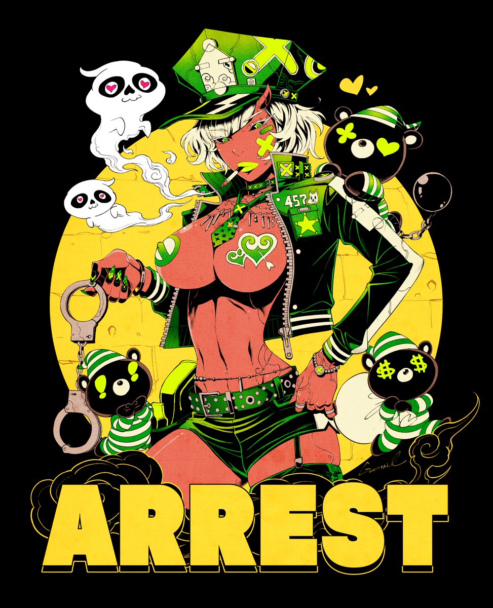 逮捕！
#girl
#illustration