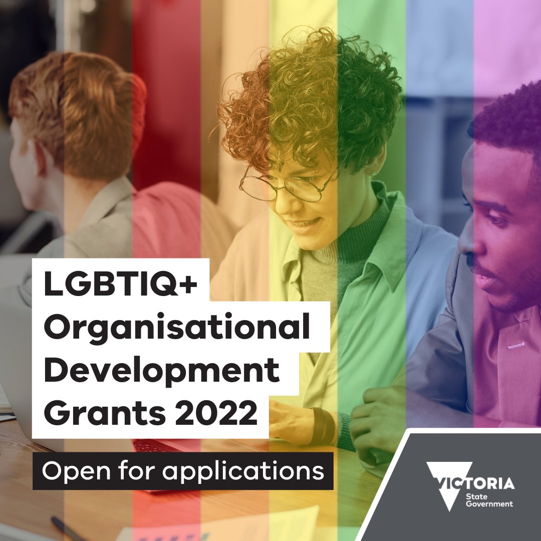 Today we are launching the 2022 Organisational Development Grants program, to strengthen LGBTIQ+ groups and orgs and help us achieve equality. 

There is $700,000 in funding available, and applications are now open until 25 March.