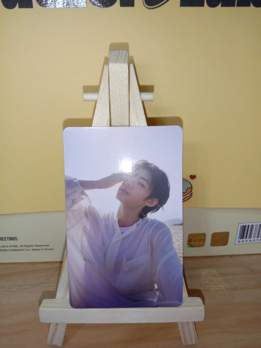 JaeyuuunSim's tweet photo. I have sunghoon pob din!! P 220 cuz may scratched + pf &amp; sf https://t.co/n7Nah5Vt41