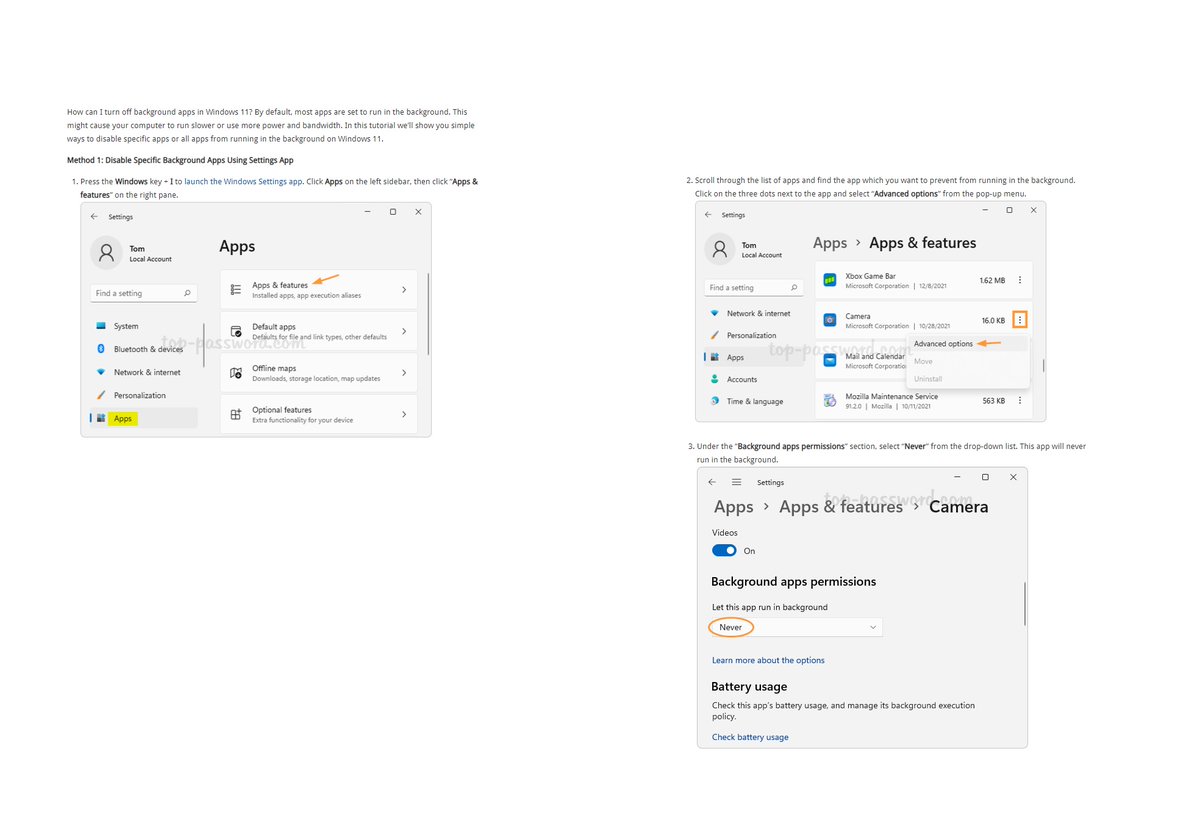 CAStenman's tweet image. 3 Methods to Disable Background Apps on Windows 11  bit.ly/3JFGAdZ  #Windows11 #HowTo #BackgroundApps
