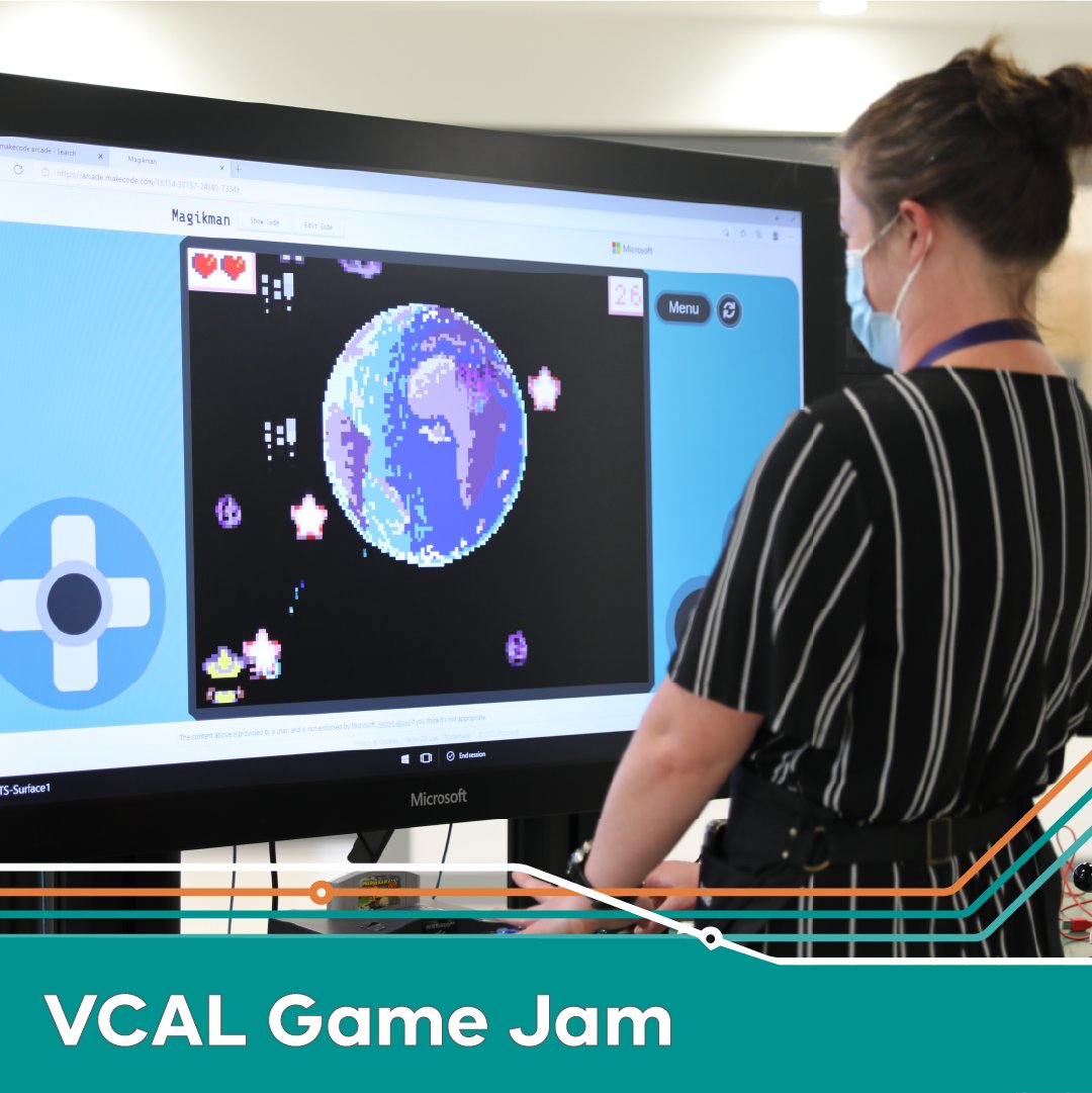 WhittleseaTS's tweet photo. Last week a group of VCAL students learned about game mechanics and coding in our #GameJam program. They did a fantastic job, and we congratulate them for their resillience and bravery in taking on this challenge and learning new skills. Well done!
#WhittleseaTS #WTS #VCAL https://t.co/S9y6kx8x6g